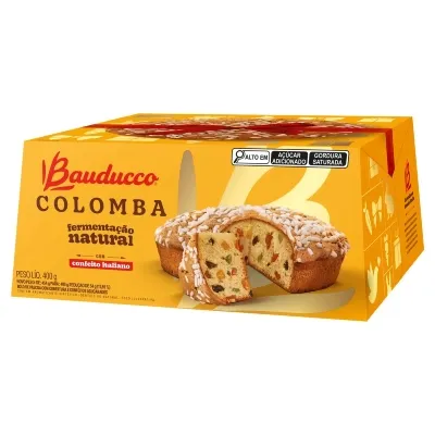 Colomba Pascal Bauducco Frutas Cristalizadas 400g